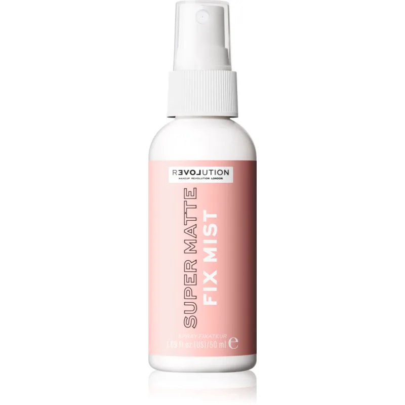 Revolution Relove Super Matte Fix σταθεροποιητικό σπρέι με ματ αποτελέσματα 50 ml