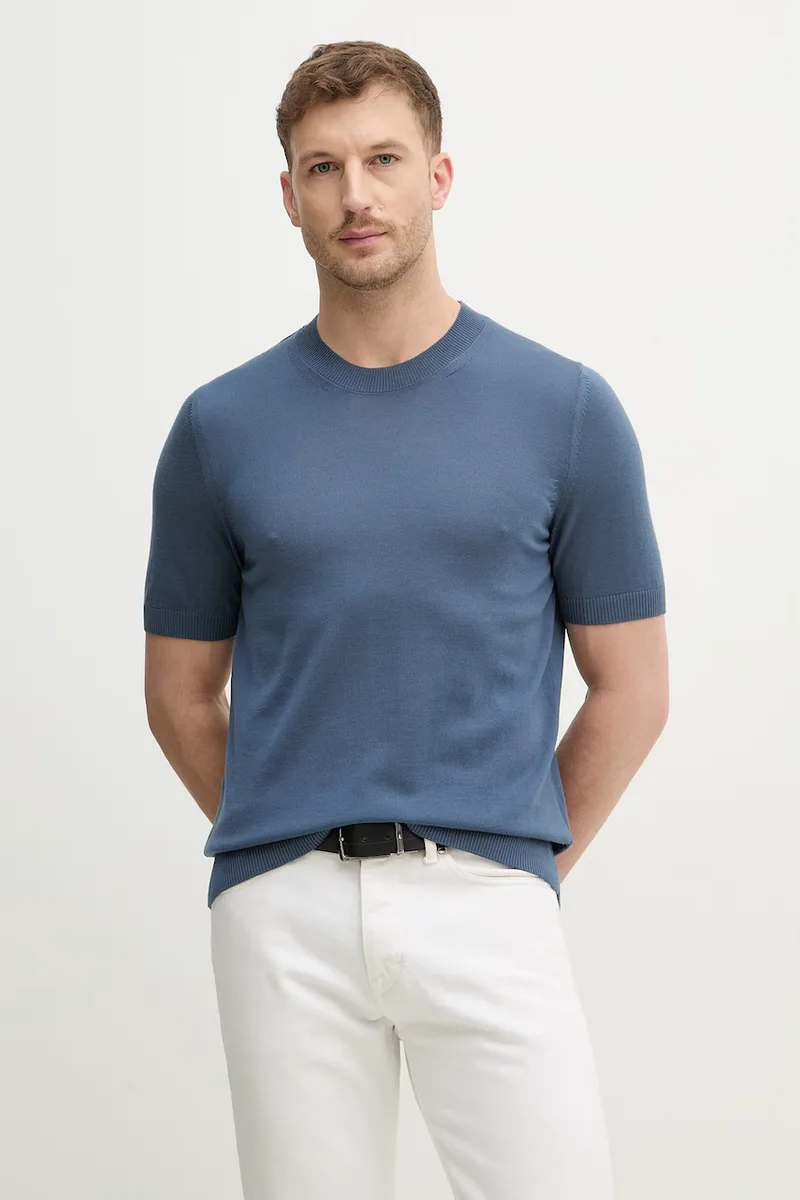 BOSS T-shirt ανδρικό μάλλινο H-Umauro