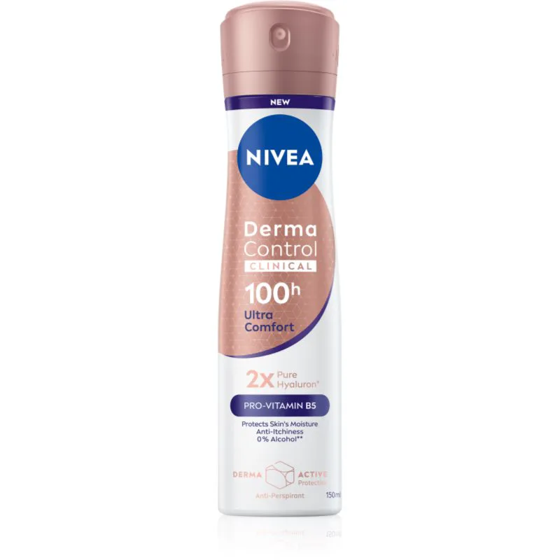NIVEA Derma Control Clinical Ultra Comfort αντιιδρωτικό σε σπρέι 150 ml