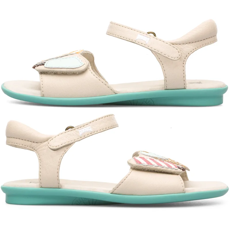 CAMPER Twins - Πέδιλα Για - Μπεζ, Μέγεθος 32, Smooth leather
