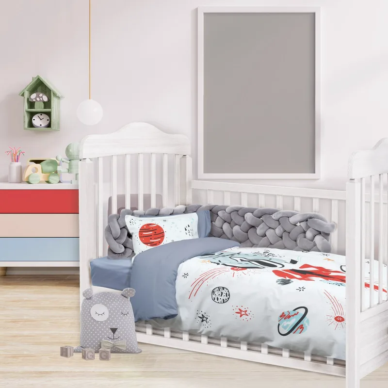 Σετ Σεντόνια Κούνιας 3 Τεμαχίων Das Home 4851 125x170