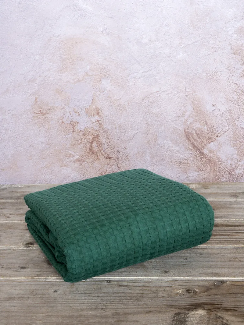 Κουβέρτα Πικέ King Size Nima Habit Jungle Green 240x260