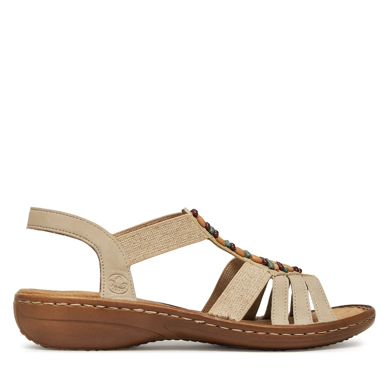 Σανδάλια Rieker 60851-62 Μπεζ