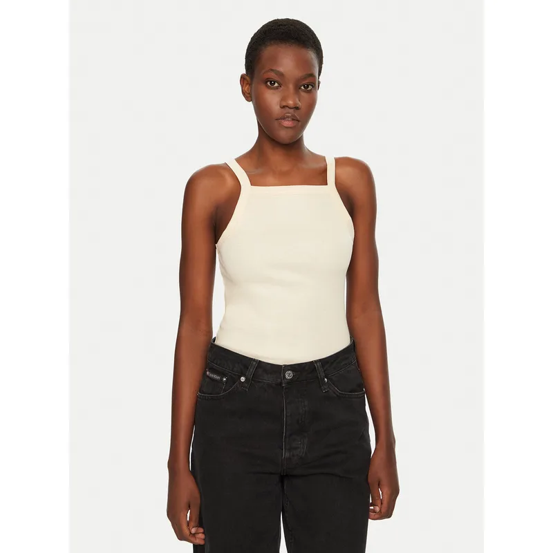 IVY OAK Τοπ Klara Rose IO1100X2362 Μπεζ Slim Fit