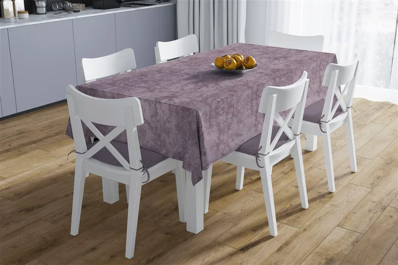 Τραπεζομάντηλο Dimcol Αλέκιαστο 140x180 Panama Shadow Dark Μωβ