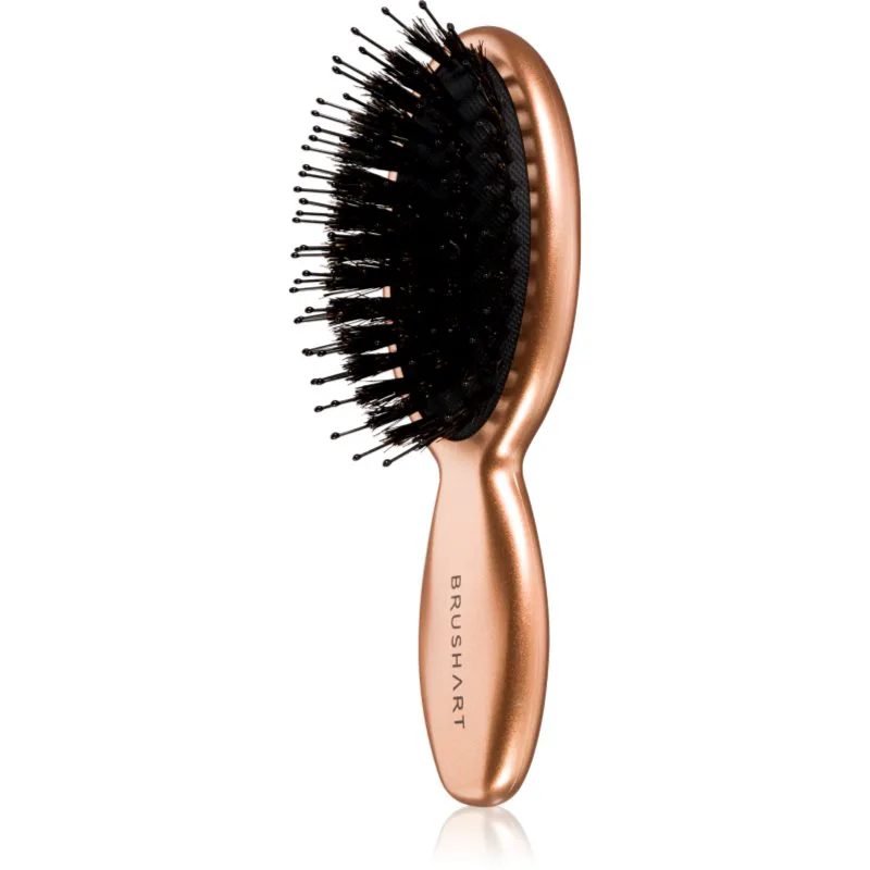 BrushArt Hair Boar bristle paddle hairbrush βούρτσα για τα μαλλιά με τρίχες αγριογούρουνου Travel 1 τμχ