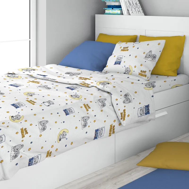Σεντόνι Μονό Σετ Dimcol Dreams 554 Blue 160x240