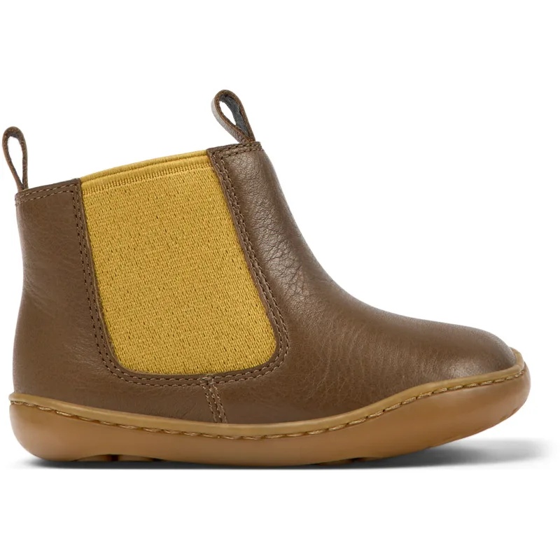 CAMPER Peu - Μπότες Για Firstwalkers - Καφέ, Μέγεθος 22, Smooth leather