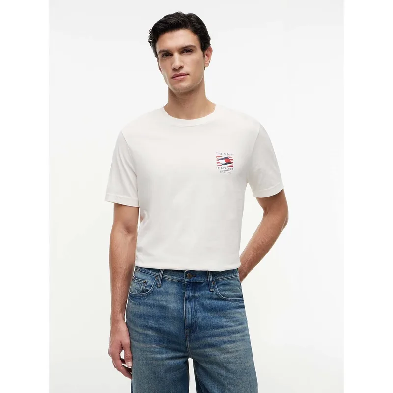 T-shirts & Polos Tommy Hilfiger Rwb Box Flag Regular