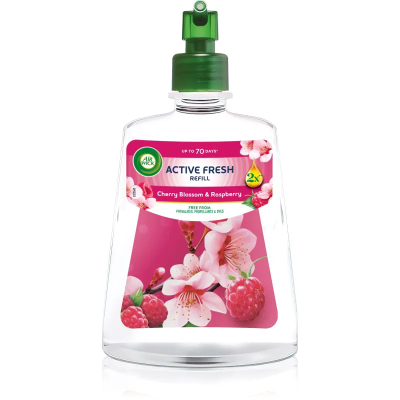 Air Wick Active Fresh Cherry Blossom & Rasberry αποσμητικό χώρου ανταλλακτικό 228 ml