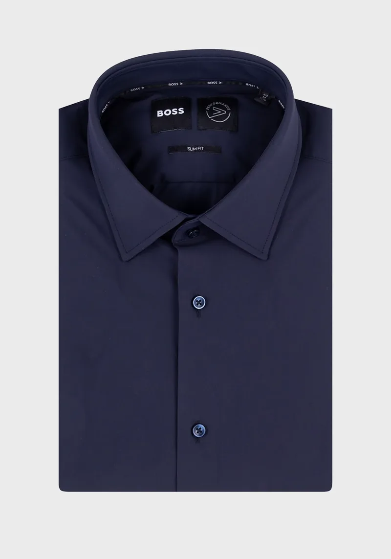 BOSS Πουκάμισο της σειράς P Hank - 50539391 404 Dark Blue
