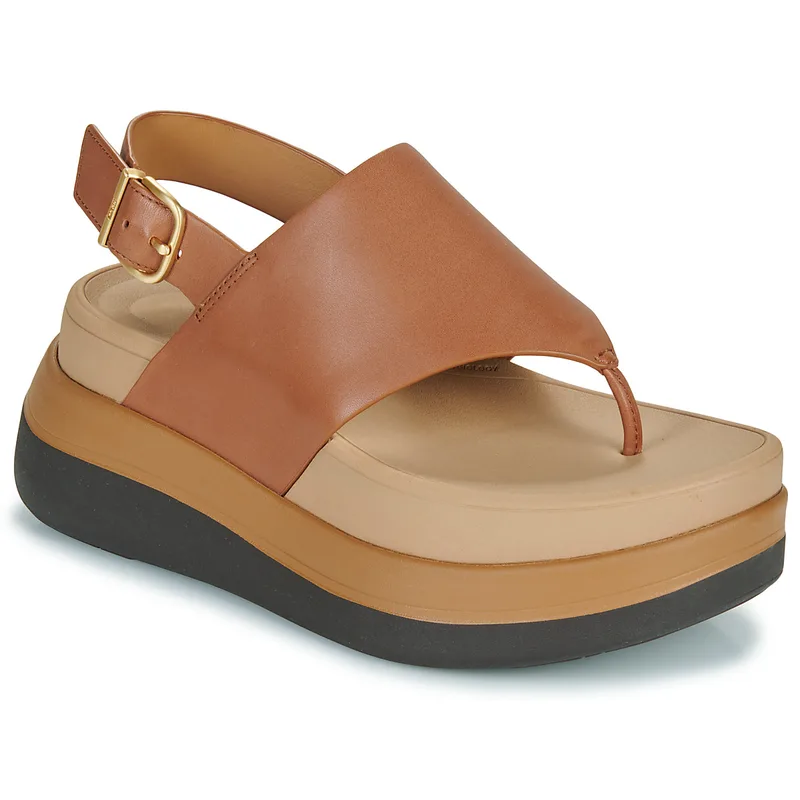 Σανδάλια με πλατφόρμα FitFlop F MODE STACK LEATHER