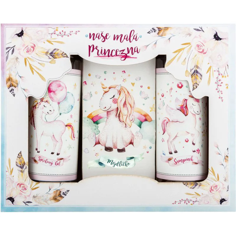 Bohemia Gifts & Cosmetics Unicorn σετ δώρου στη μπανιέρα για παιδιά