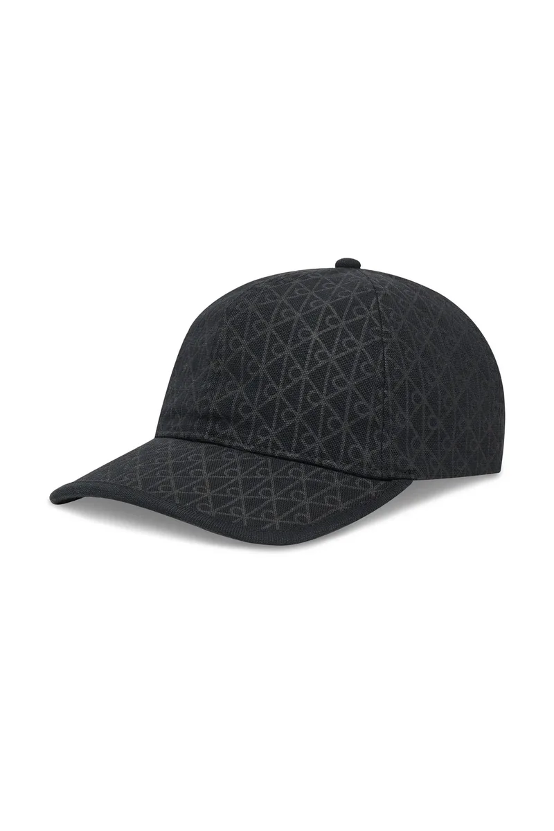 Calvin Klein Jeans γυναικείο καπέλο jockey με all-over monogram - LV04F5036G Μαύρο