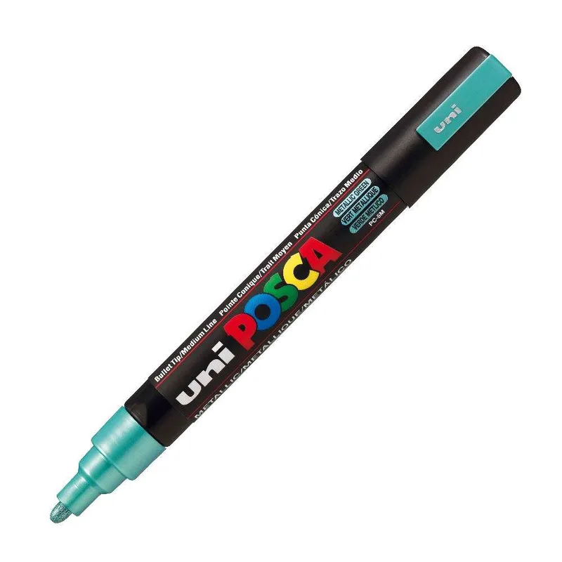 Μαρκαδόρος Posca PC-5M Medium Metallic Green Uni-Ball