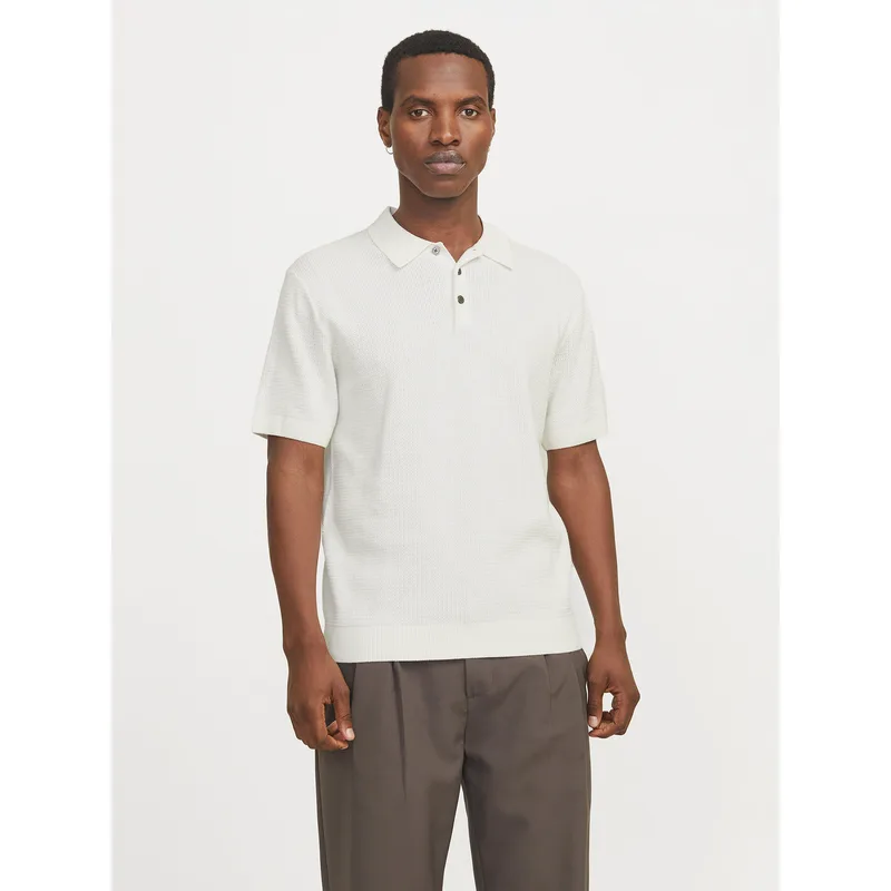 Jack & Jones Polo Cooper 12271483 Λευκό Regular Fit