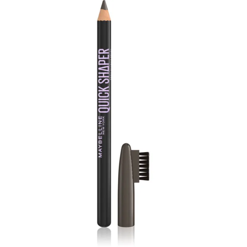 MAYBELLINE NEW YORK Quick Shaper ακριβής μολύβι για τα φρύδια με βούρτσα απόχρωση 05 Deep Brown 1 τμχ