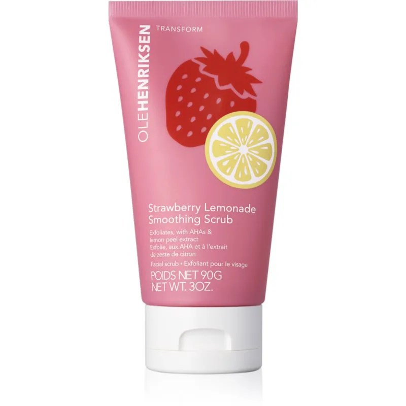 OLEHENRIKSEN Transform Strawberry Lemonade Smoothing Scrub Scrub προσώπου με απολεπιστική δράση 90 γρ