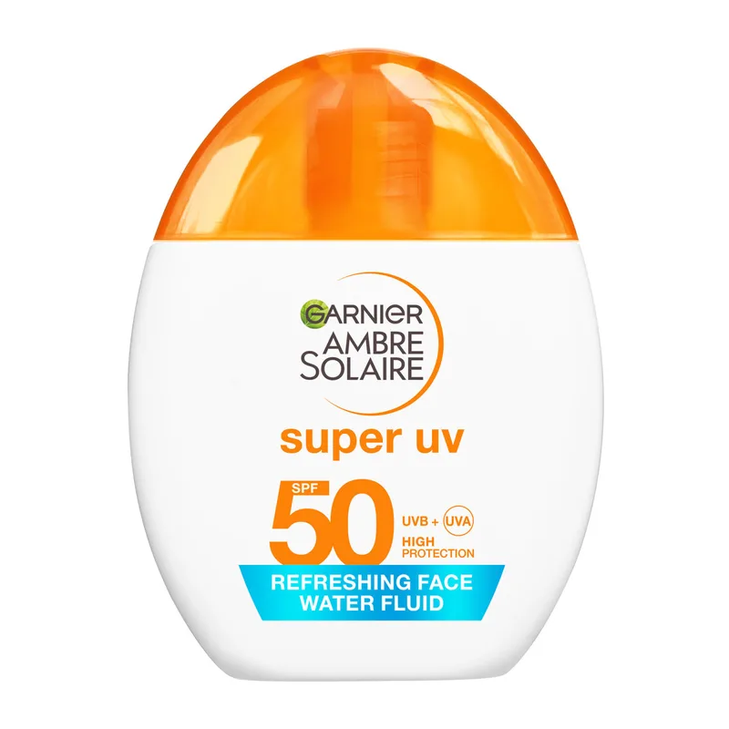 Super UV Αόρατο Αντηλιακό Προσώπου Water Fluid SPF50 40ml