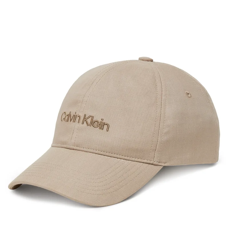 Καπέλο Jockey Calvin Klein Emb Logo LV04D5024G Μπεζ
