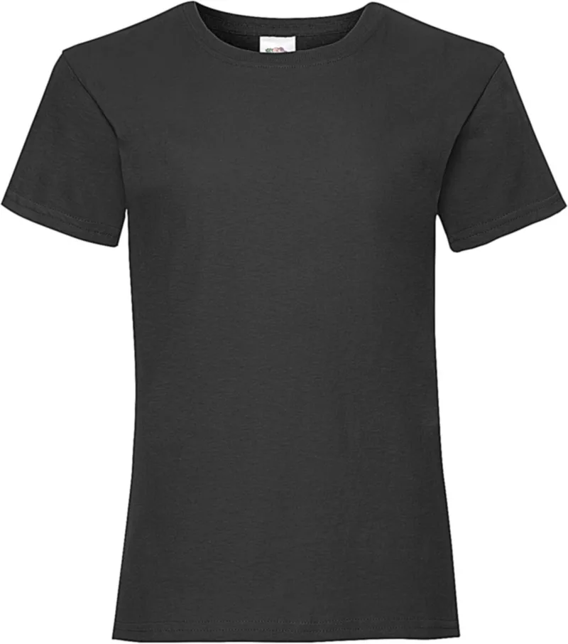 Κοριτσίστικο Value Weight T-Shirt Fruit of the Loom 61-005-0 Black
