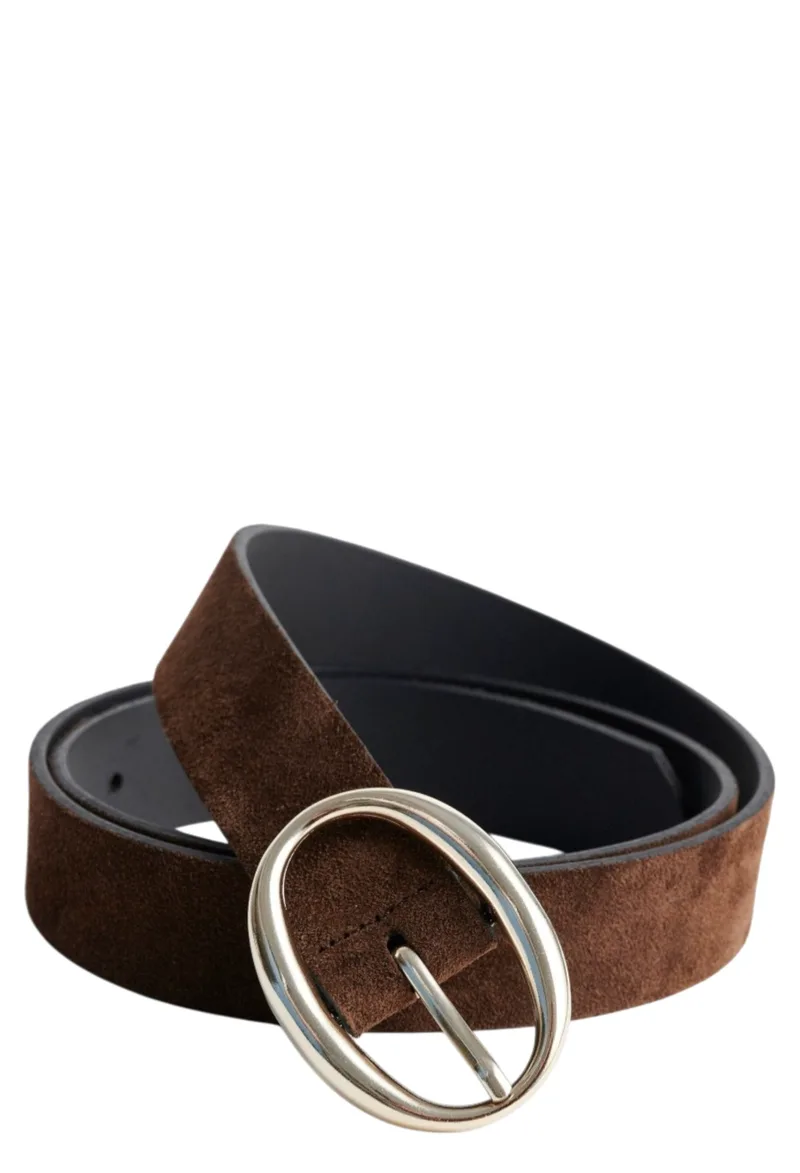 Zώνη Ale Δερμάτινη Με Σουέτ Υφή 8Z23691-BROWN Γυναικείο