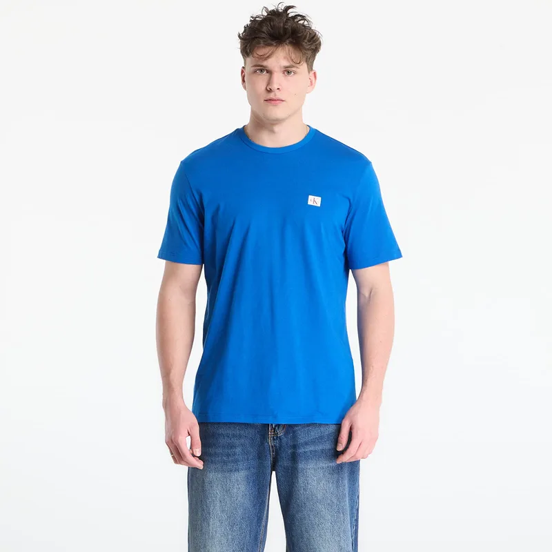 T-shirt Calvin Klein Jeans Ss Badge 30S Jersey Classic Tee Classic Blue L
