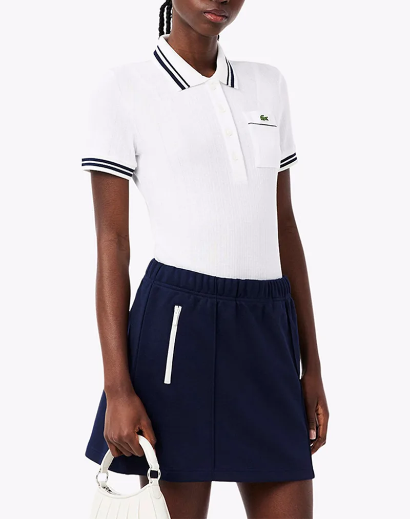 LACOSTE ΜΠΛΟΥΖΑ ΠΟΛΟ ΚΜ POLO SS 3DF0858-522 White