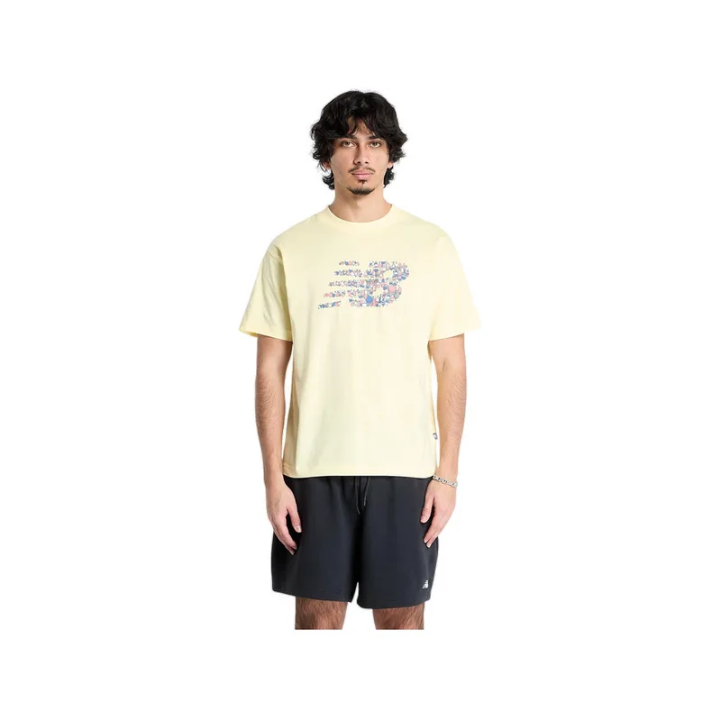 T-shirts & Polos New Balance T-shirt Nautical Logo 100% coton