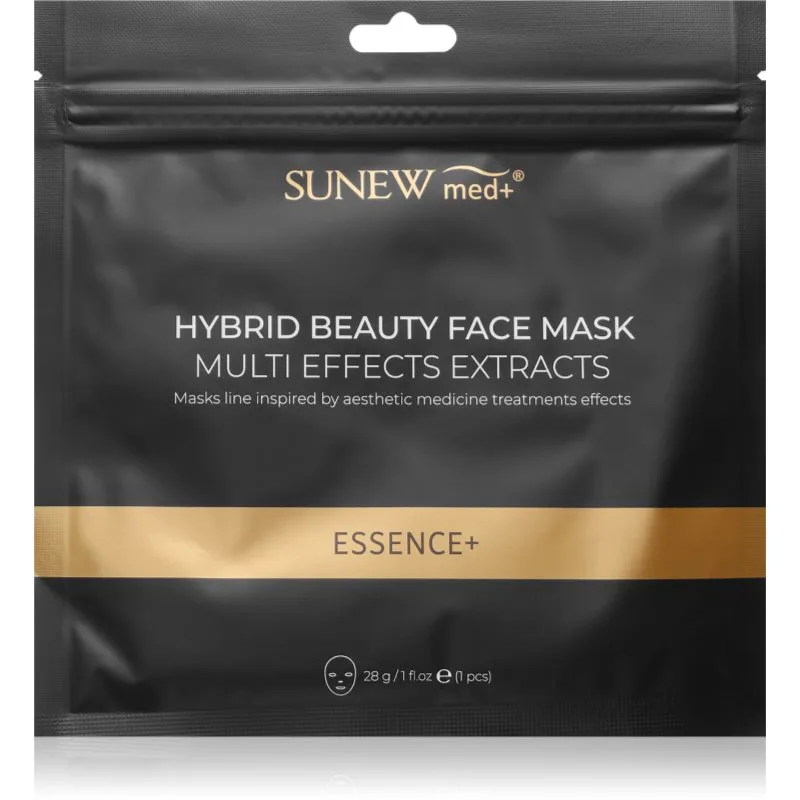 SUNEWMED+ ESSENCE+ Face Sheet Mask with Peptides and Snail Mucin υφασμάτινη μάσκα ενυδάτωσης με πεπτίδια 4 τμχ