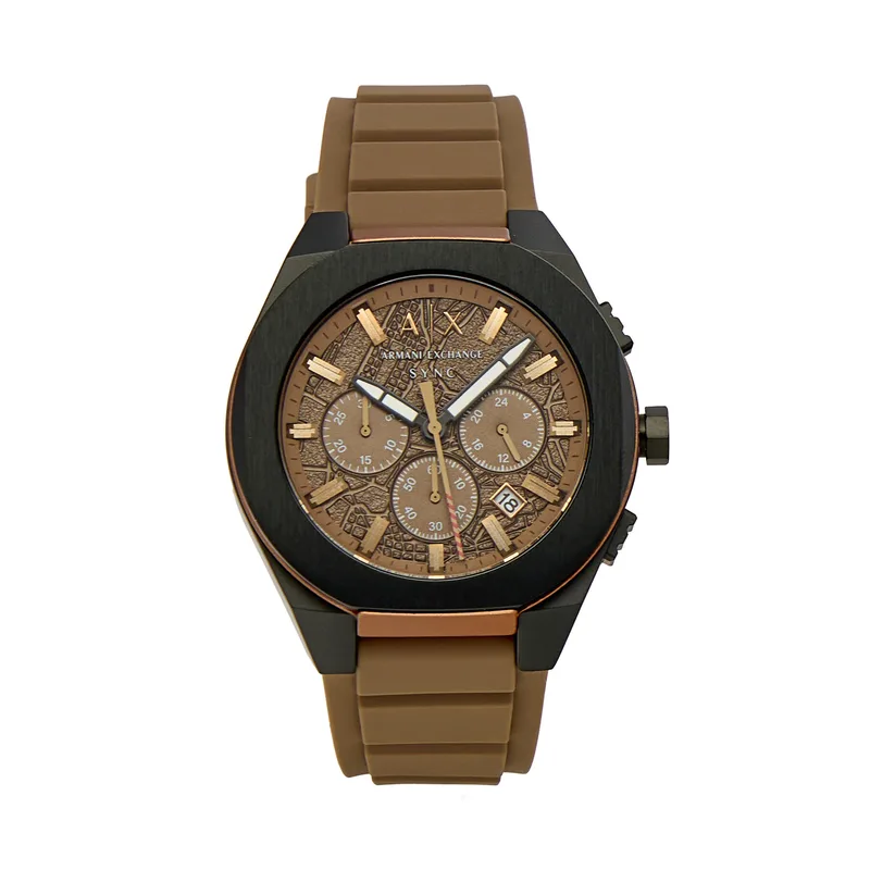 Ρολόι Armani Exchange Sync AX4293 Καφέ