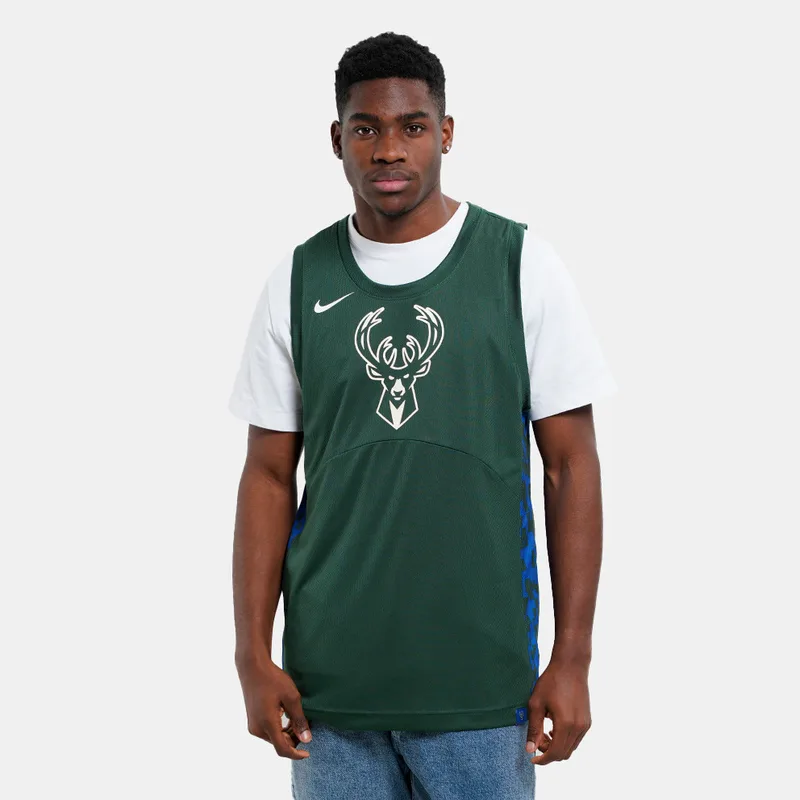Nike Dri-FIT NBA Milwaukee Bucks Ανδρική Μπασκετική Φανέλα (9000173504_16333)
