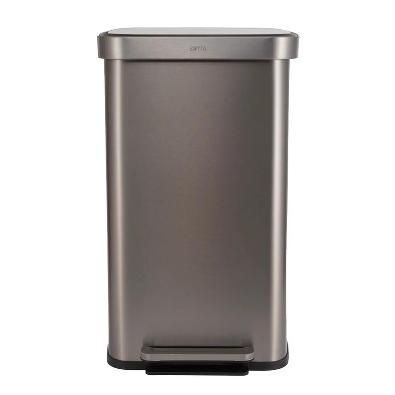 Κάδος Απορριμμάτων (37.5x45x74.5) Estia 70lt Flatop Inox 01-31961