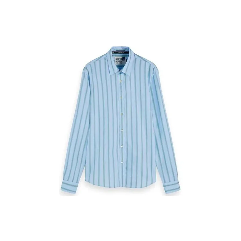 Πουκάμισο με μακριά μανίκια Scotch & Soda COLOURFUL STRIPED REGULAR FIT SHIRT MEN SCOTCH SODA