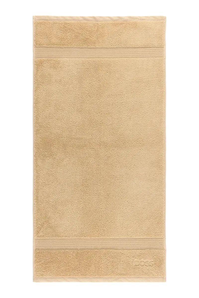 Μικρή βαμβακερή πετσέτα BOSS LOFT Shell 50 x 100 cm