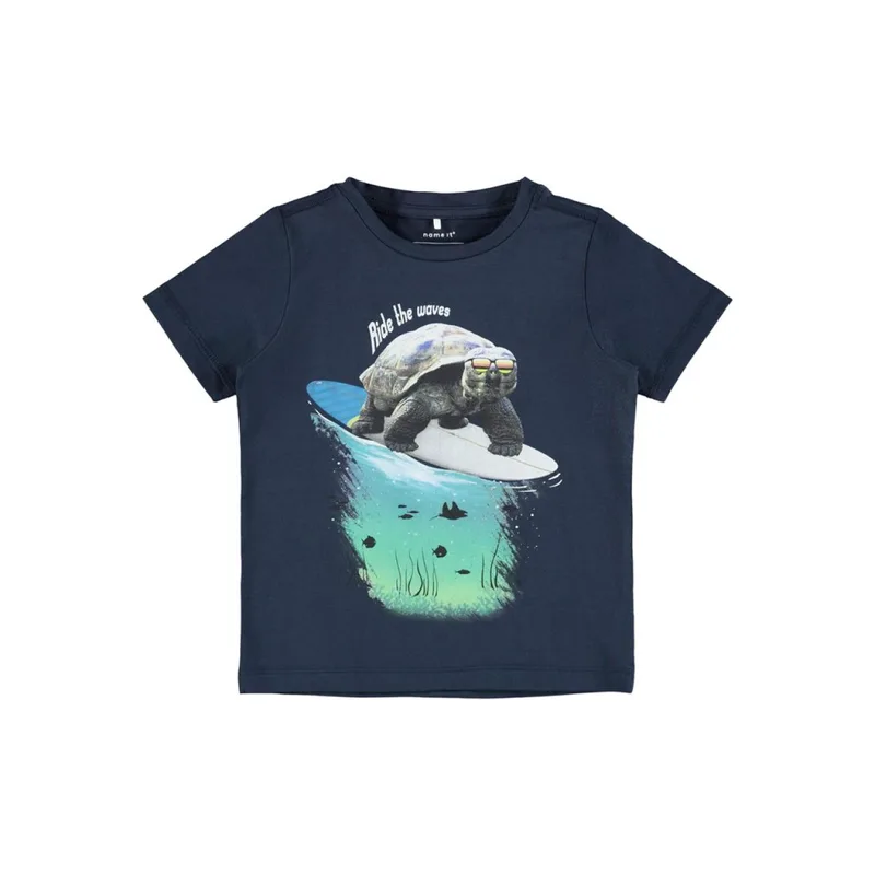 Μπλούζα μακό αγόρι Name it-13189484-DS organic cotton