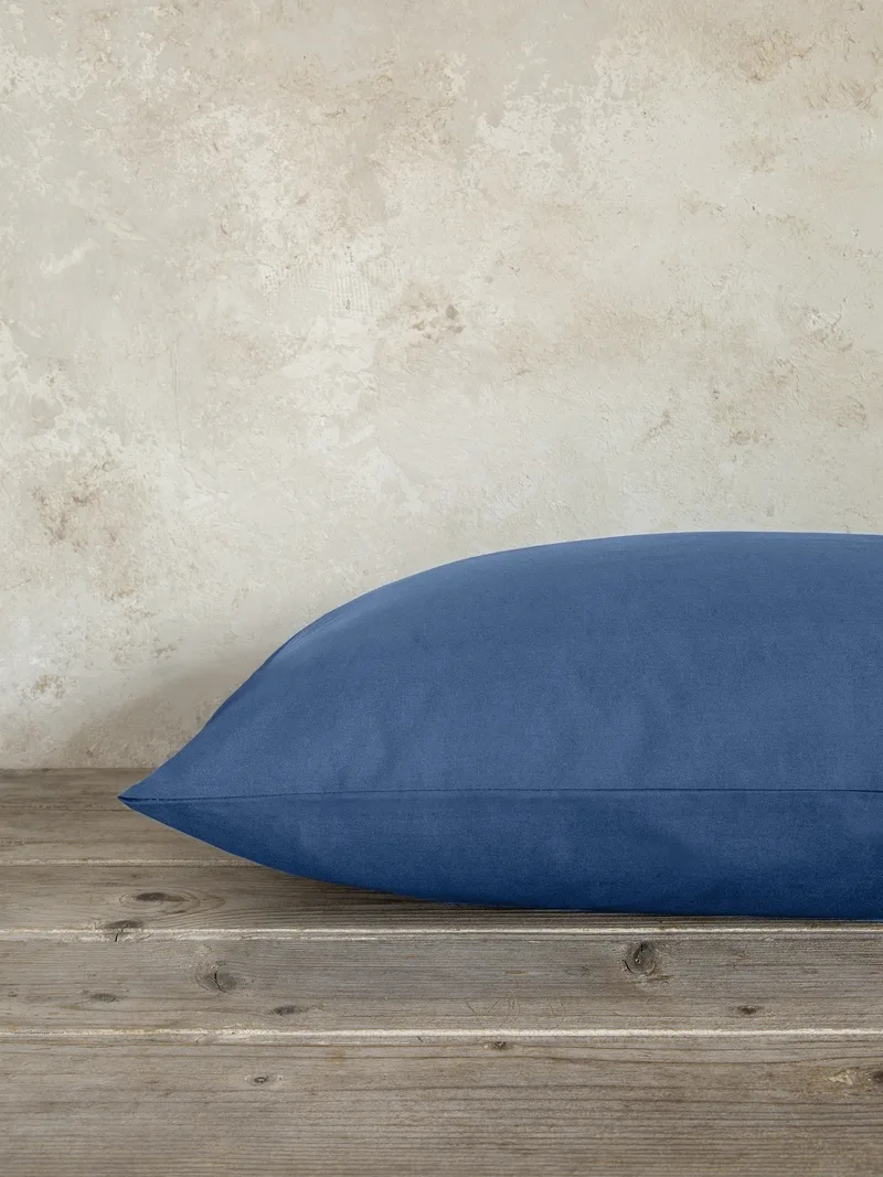 Σετ Μαξιλαροθήκες 2 Τεμαχίων Nima Unicolors Dark Denim 52x72
