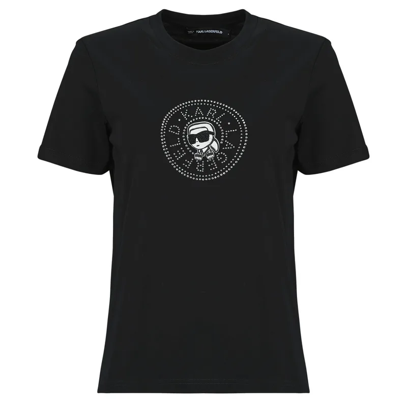 T-shirt με κοντά μανίκια Karl Lagerfeld IKON RS CIRCLE T-SHIRT