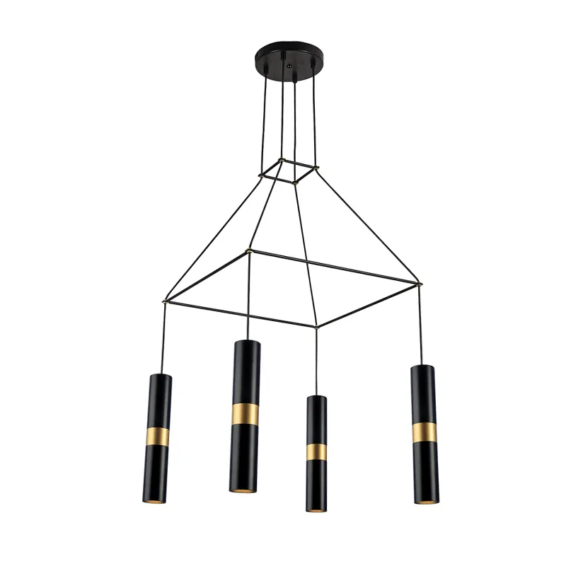 Φωτιστικό Οροφής Πολύφωτο Aca Da Vinci HM854P56BK Black
