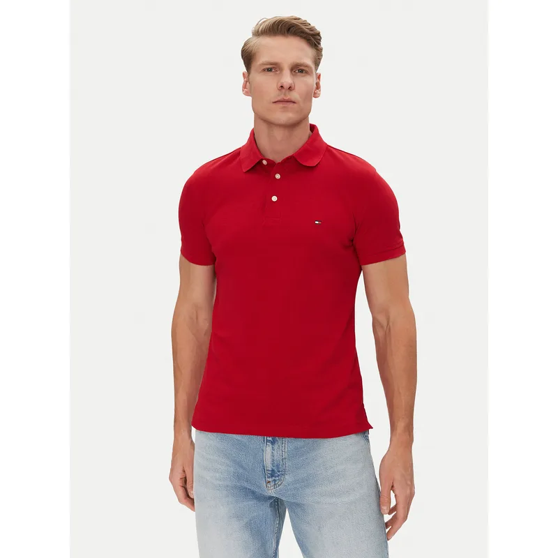 Tommy Hilfiger Polo 1985 MW0MW17771 Κόκκινο Slim Fit