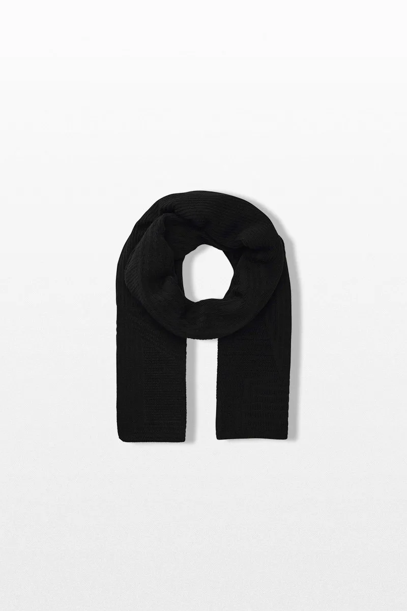 Y-3 Ανδρικό Μαύρο Engineered Scarf