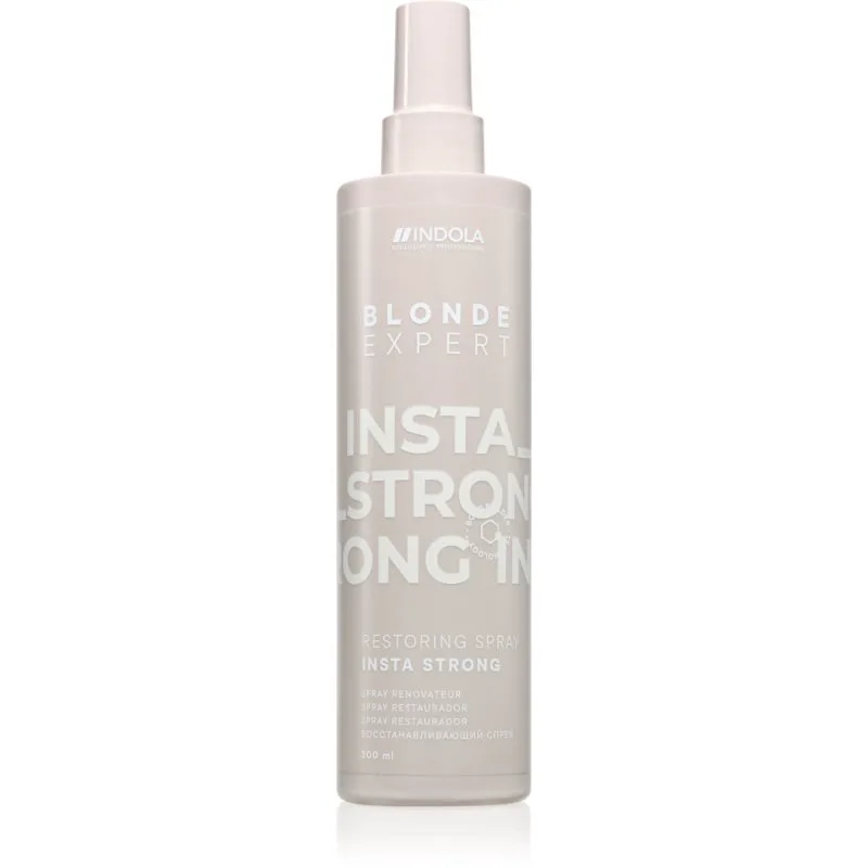 Indola Blond Expert Insta Strong αποκαταστατικό σπρέι για ξανθά μαλλιά 300 ml