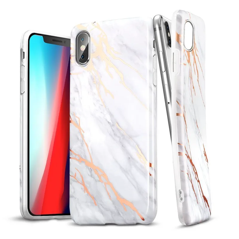 ESR iPhone Xs Max Soft Marble Grey Χρυσό (B07FLTWMBS)