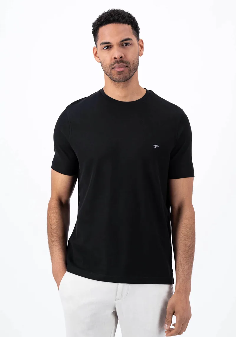 Fynch Hatton Μπλούζα Basic - 1603 1707 999 Black