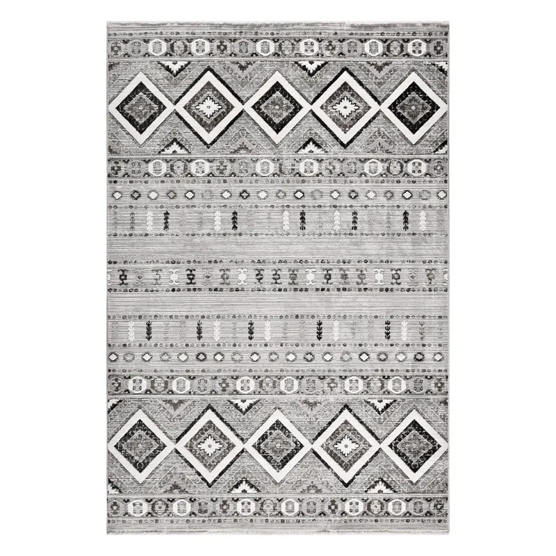 Χαλιά Κρεβατοκάμαρας (Σετ 3τμχ) Polcarpet Havana Aztec 619 Grey