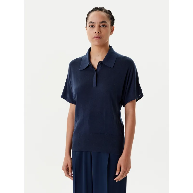 Tommy Hilfiger Polo WW0WW45652 Σκούρο μπλε Regular Fit