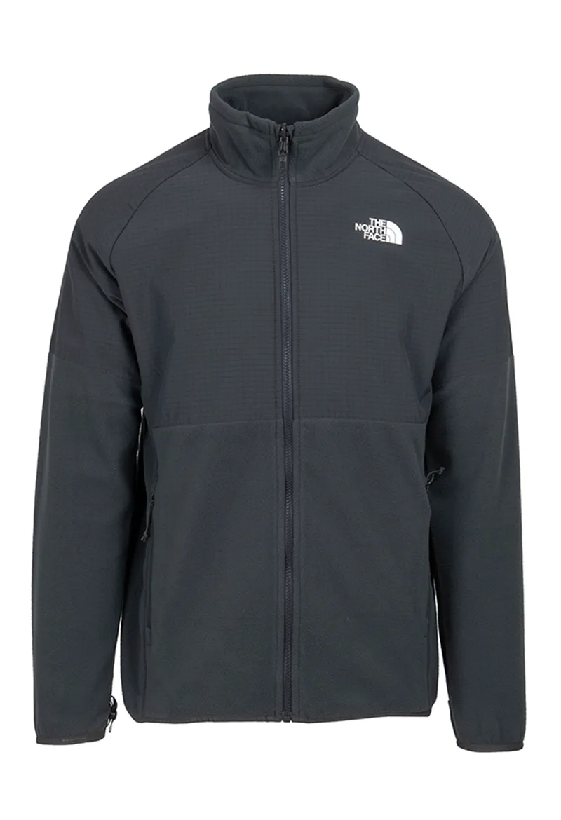 ΑΝΔΡΙΚΟ ΦΟΥΤΕΡ ΖΑΚΕΤΑ FLEECE THE NORTH FACE GLACIER HEAVYWEIGHT FULL ZIP ΚΑΝΟΝΙΚΗ ΓΡΑΜΜΗ ΑΝΘΡΑΚΙ/ΜΑΥΡΟ