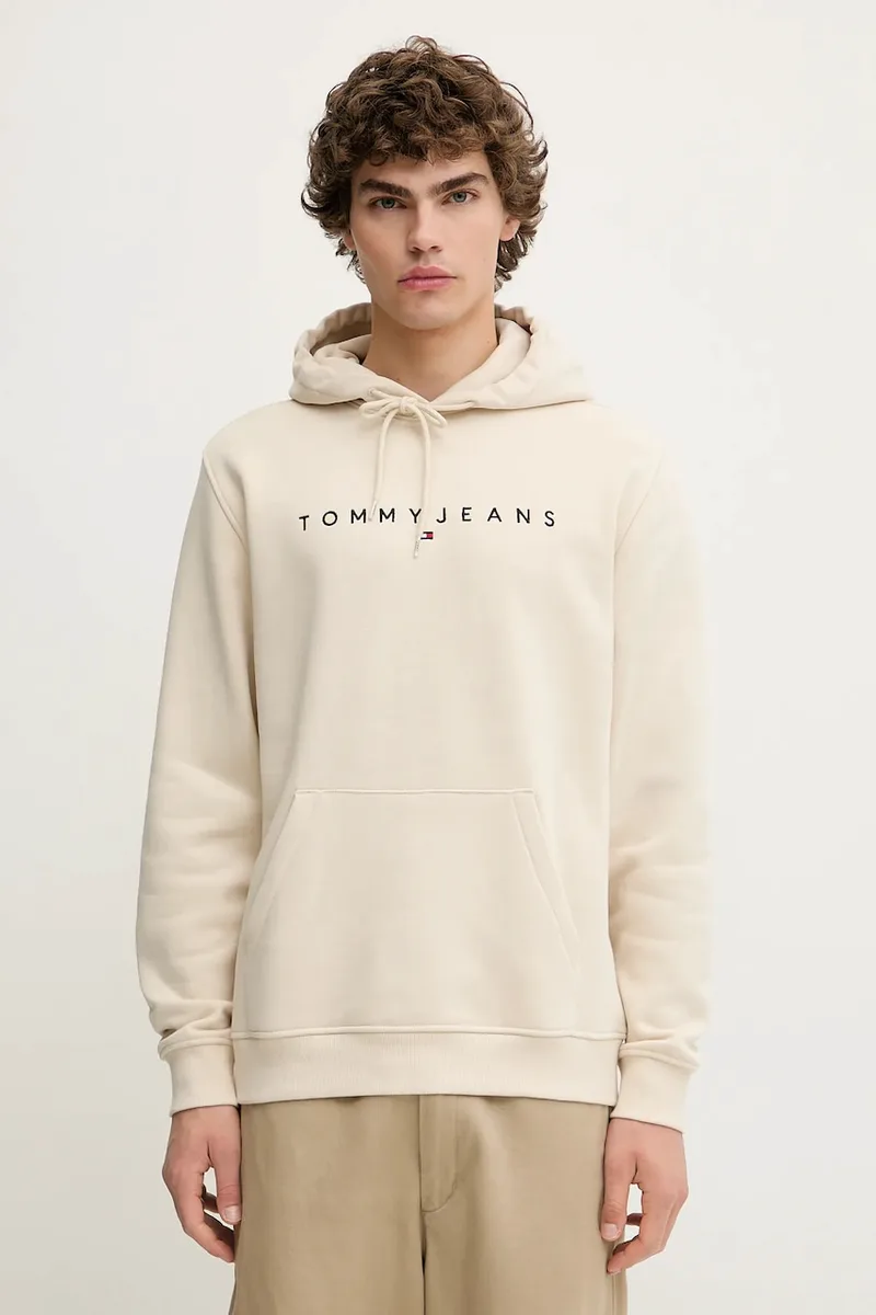 Tommy Jeans μπλούζα με κουκούλα ανδρική με βαμβάκι