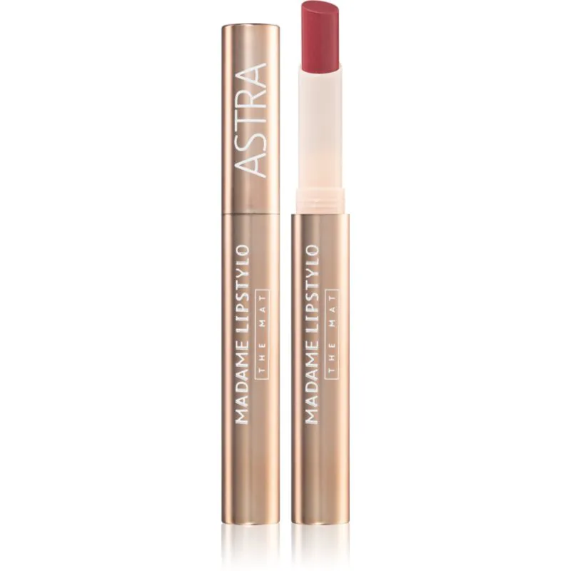 Astra Make-up Madame Lipstylo The Mat κρεμώδες κραγιόν με ματ αποτελέσματα απόχρωση 03 Folie Café 2 γρ