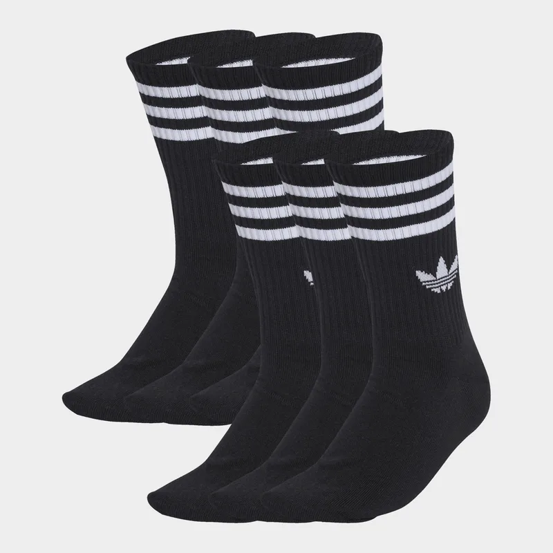 adidas Originals 3-Stripes Crew 6-Pack Unisex Κάλτσες (9000242624_1469)